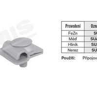 Tremis SUa svorka univerzální s jednou příložkou FeZn V005 2