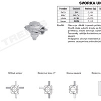 Tremis SU svorka univerzální FeZn V001 2