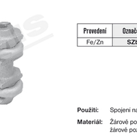 Tremis SZb Svorka zkušební Litina V030 2