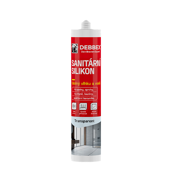 Silikon sanitární transparent 280ml RL 1