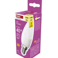 LED žárovka Classic svíčka / E14 / 5 W (40 W) / 470 lm / teplá bílá ZQ3220 2
