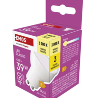 LED žárovka Classic MR16 / GU10 / 4 W (39 W) / 450 lm / teplá bílá ZQ8E22 2