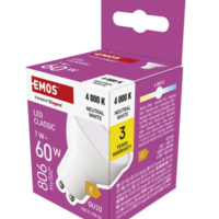 LED žárovka Classic MR16 / GU10 / 7 W (60 W) / 806 lm / neutrální bílá ZQ8E43 2