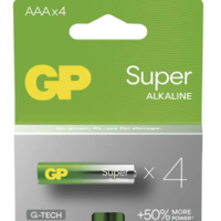 Alkalická baterie GP Super LR03 (AAA), blistr B1311 2