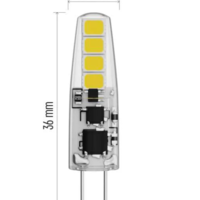 LED žárovka Classic JC / G4 / 1,9 W (21 W) / 200 lm / teplá bílá ZQ8620 LED žárovka Classic JC / G4 / 1,9 W (21 W) / 200 lm / teplá bílá ZQ8620 2