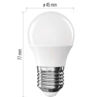 ZQ6E41 LED žárovka Classic Mini Globe E27 6,5W (60W) 806lm teplá bílá 2
