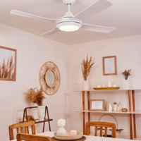 EGLO 35032 BONDI 48 Stropní ventilátor s LED osvětlením 1219mm 20W / 1860lm bílá 2