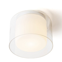 RED R13684 VENICE 23 stropní čiré sklo/opálové sklo/chrom 230V E27 20W IP44 - RED - DESIGN 2