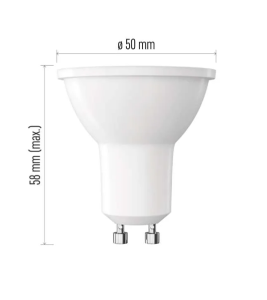 LED žárovka Basic MR16 / GU10 / 2,9 W (25 W) / 250 lm / teplá bílá ZL8F02 LED žárovka Basic MR16 / GU10 / 2,9 W (25 W) / 250 lm / teplá bílá ZL8F02 1