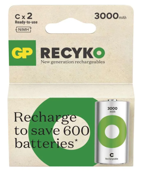 Nabíjecí baterie GP ReCyko 3000 C (HR14), 2 ks B2533 1