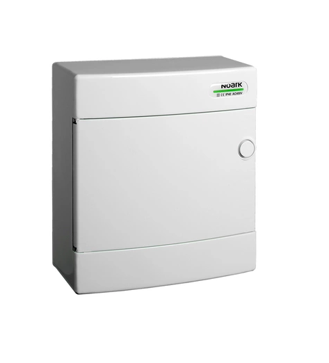 Rozvodnice nástěnná NOARK 101504 PNS 8W, bílé dveře, IP40 1