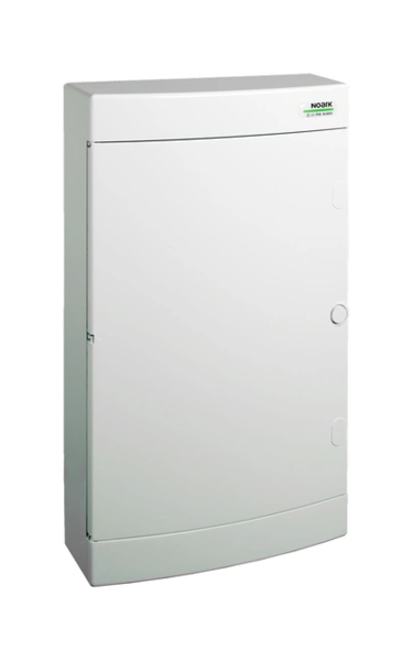 Rozvodnice nástěnná NOARK 101509 PNS 36W, bílé dveře, IP40 1