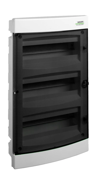 Rozvodnice zápustná NOARK 101516 PNF 36T, průhledné dveře, IP40 1