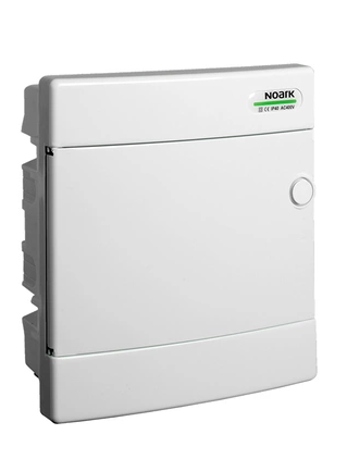 Rozvodnice zápustná NOARK 101517 PNF 8W, bílé dveře, IP40, 8 modulů Rozvodnice zápustná NOARK 101517 PNF 8W, bílé dveře, IP40, 8 modulů 1