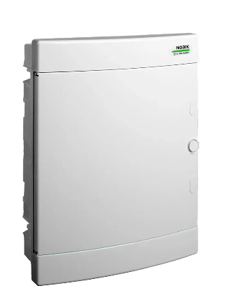 Rozvodnice zápustná NOARK 101520 PNF 24W, bílé dveře, IP40, 24 modulů Rozvodnice zápustná NOARK 101520 PNF 24W, bílé dveře, IP40, 24 modulů 1