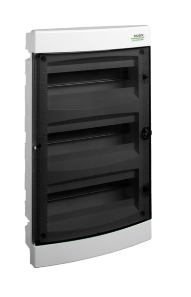 Rozvodnice zápustná NOARK 106198 PNF 3x18T, průhledné dveře, IP40 1