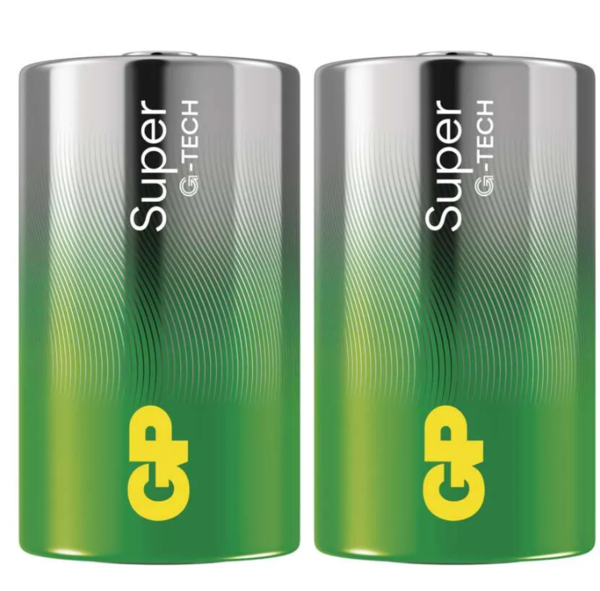 Alkalická baterie GP Super D (LR20), B01402 1