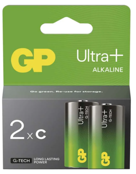 Alkalická baterie GP Ultra Plus C (LR14) B03312 1