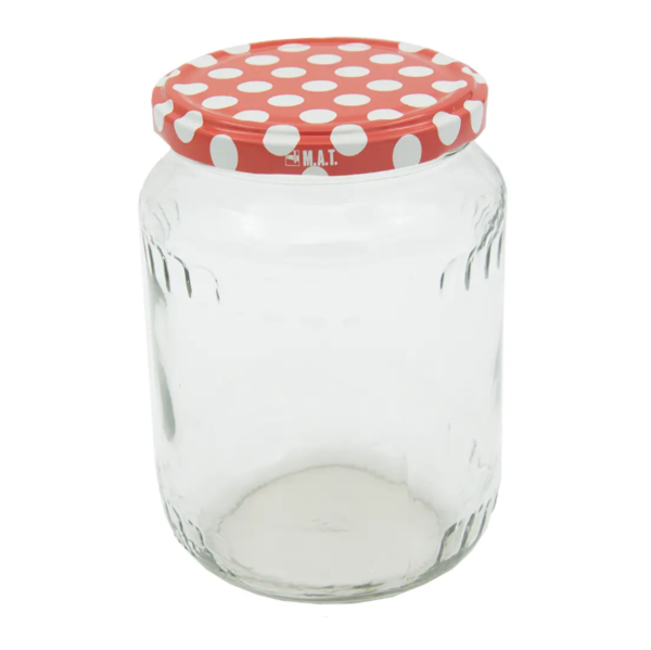 Sklenice zavařovací 720ml TWIST 82 + víčka PUNTÍK 8ks 1