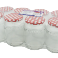 Sklenice zavařovací 720ml TWIST 82 + víčka PUNTÍK 8ks 2