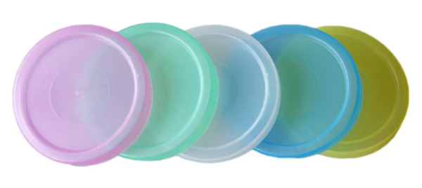 Víčko OMNIA 6,5cm PH pastelové barvy 5ks 1