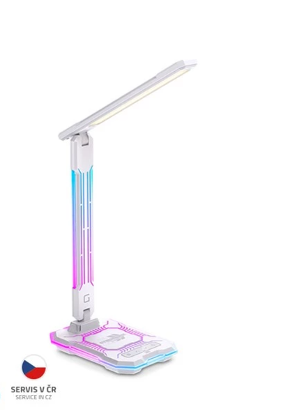 Lampa stolní GETI GTL106W s RGB podsvícením 1
