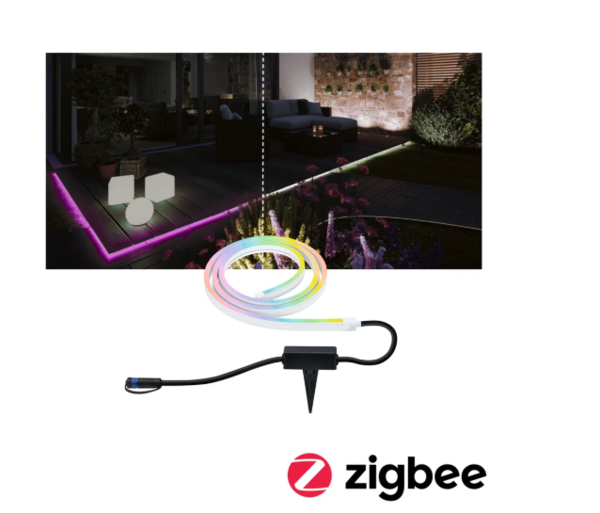 PAULMANN 945.60 Plug Shine LED pásek Smart Home Zigbee Smooth IP67 11W bílá PAULMANN 945.60 Plug Shine LED pásek Smart Home Zigbee Smooth IP67 11W bílá 1