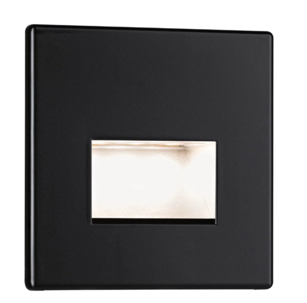 Paulmann Edge 930.94 LED 1,2W 230V 2700K černá mat do KU68 1