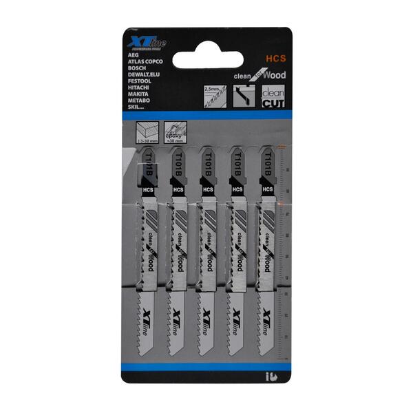 Plátky pilové přímočaré/HCS 75mm,10Tpi/1bal/5ks 1