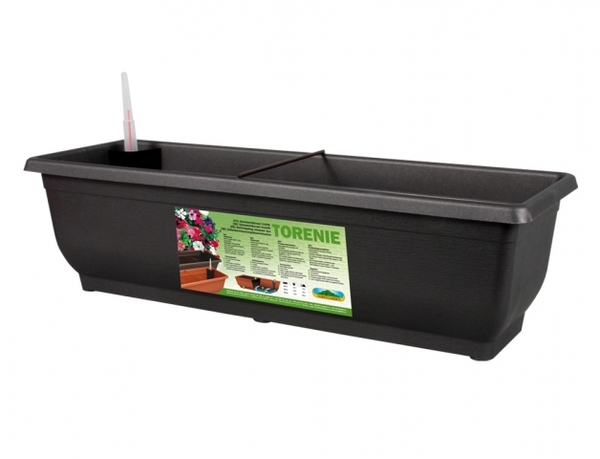 Truhlík samozav. TORENIE 60cm antracit 1