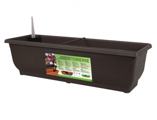 Truhlík samozav. TORENIE 50cm hnědá 1