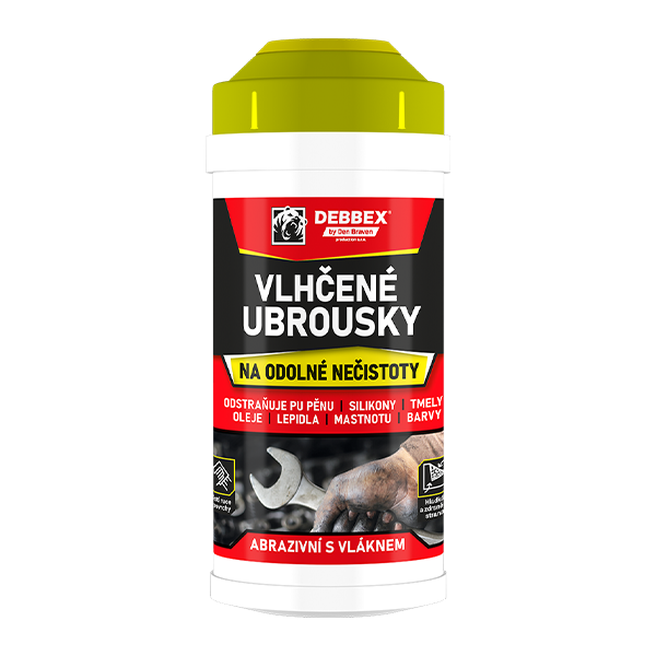 Ubrousky vlhčené na odolné nečistoty 75ks DEBBEX 1