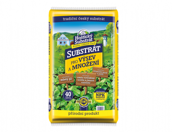 Substrát Výsev a množení 40l Hoštický 1