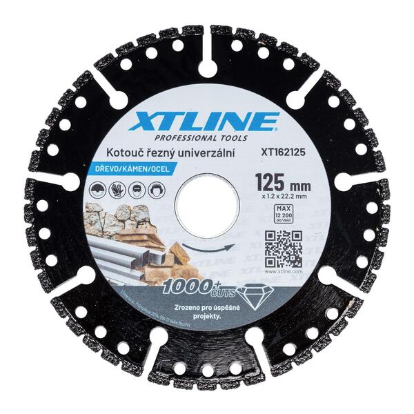 Kotouč universal na dřevo/kámen/ocel/125x1,2x22,2mm 1