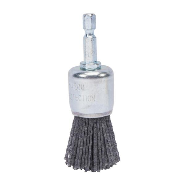 Kartáč nylon koncový,6hran.stopka,1/4",25mm, zr.80 1