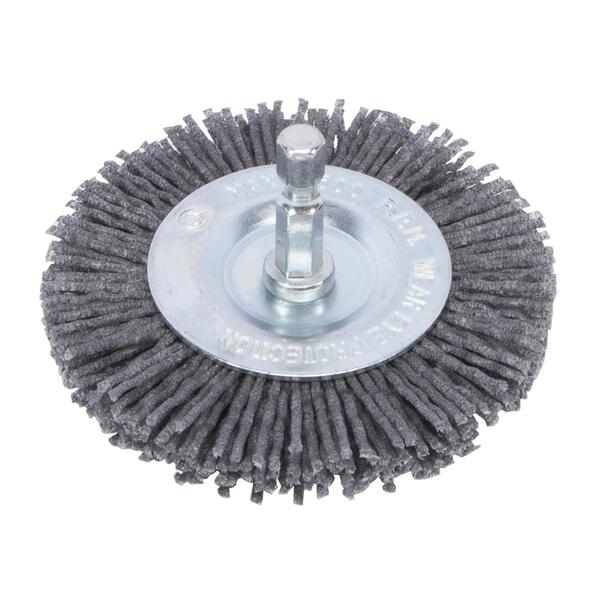 Kartáč nylon radiální,6hran.stopka,1/4",63mm, zr.80 1