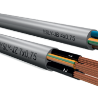 Kabel YSLY-JB 5x6 šedý 2