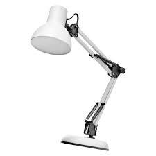 Stolní lampa LUCAS na žárovku E27, bílá Z7609W 1