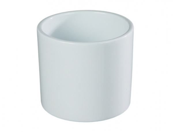 Obal ZEUS ELEGANT d28cm bílý lesk keram. 1