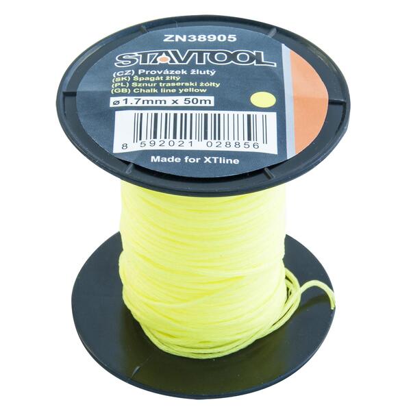 Provázek žlutý 50m/1,7mm 1