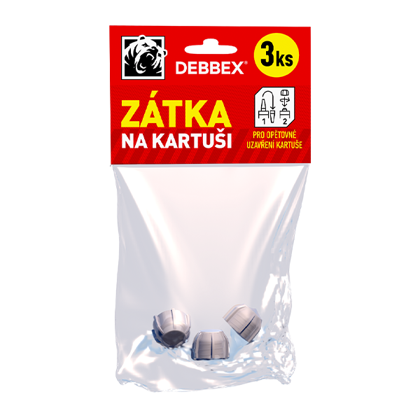 Zátka na kartuši (šroubovací) 3ks 1