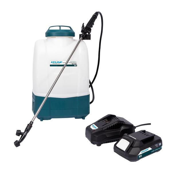 Postřikovač zádový 18V+baterie 2.0Ah+2.4A 1