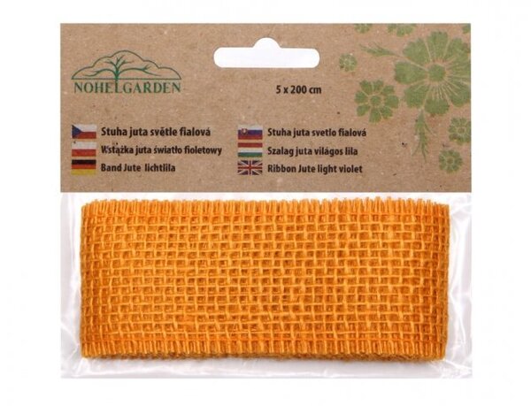 Stuha juta 5cm/2m terakota 1