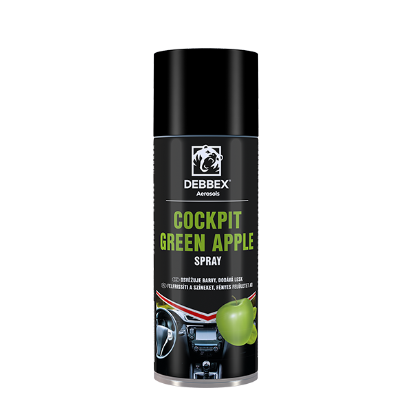 Sprej Cockpit GREEN APPLE 400ml DEBBEX 1