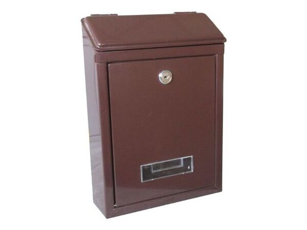 Schránka pošt. 210x300x60mm hnědá Schránka pošt. 210x300x60mm hnědá 1
