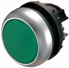 EATON hlavice tlačítková M22-DL-G prosvětlená zapuštěná bez aretace zelená 216927 1