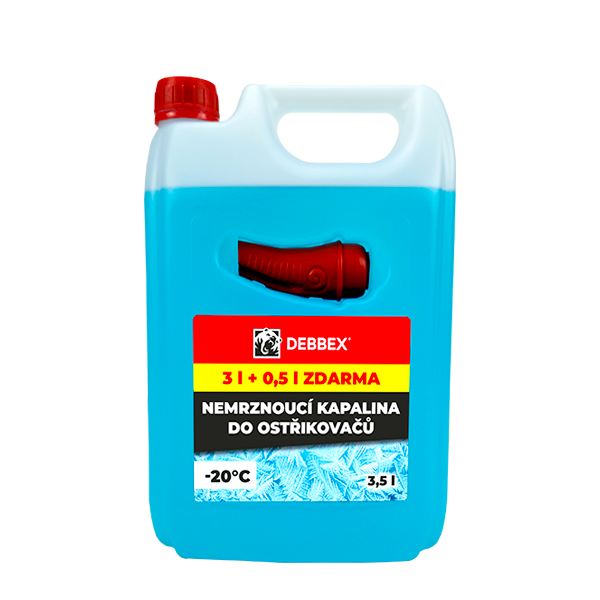 Kapalina nemrznoucí do ostrikovačů -20°C, 3l +0,5l zdarma 1