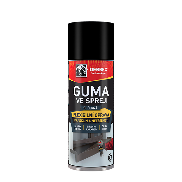 Guma ve spreji (těsnící sprej) černá 400ml 1