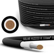 Solární kabel FACAB SolarPlus H1Z2Z2-K 01X6 1kV BLACK 1