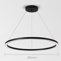 Immax NEO FINO 07158-B80 kruh 60W černé 2